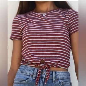 Striped baby tee
